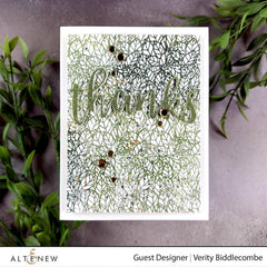 Clear Stamps Overlapped Leaves Stamp Set