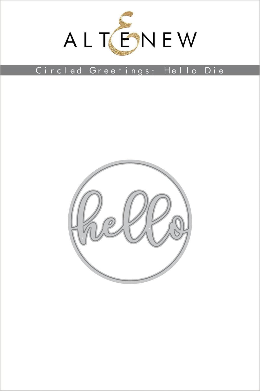 Dies Circled Greetings: Hello Die