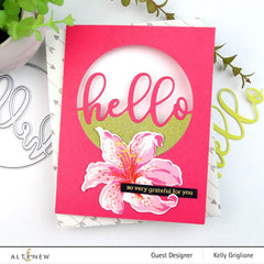 Dies Circled Greetings: Hello Die