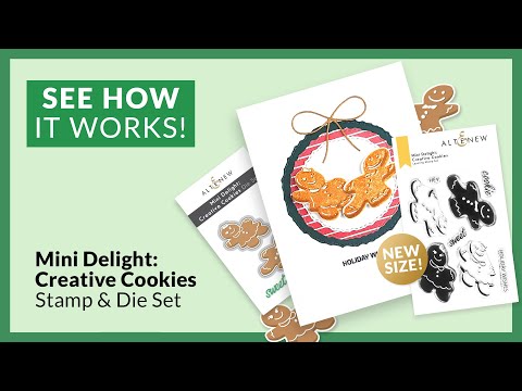 Mini Delight: Creative Cookies Stamp & Die Set