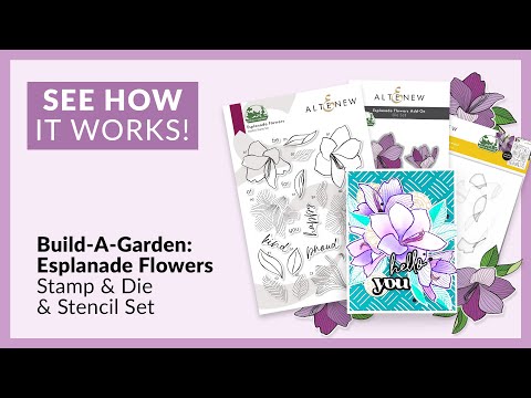 Build-A-Garden: Esplanade Flowers & Add-On Die Bundle