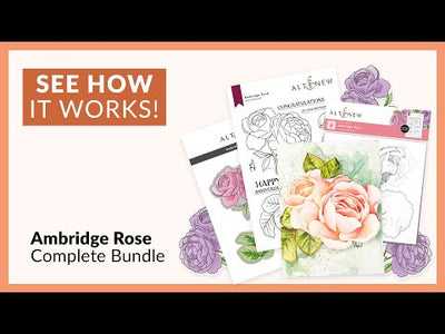 Ambridge Rose Simple Coloring Stencil Set (4 in 1)